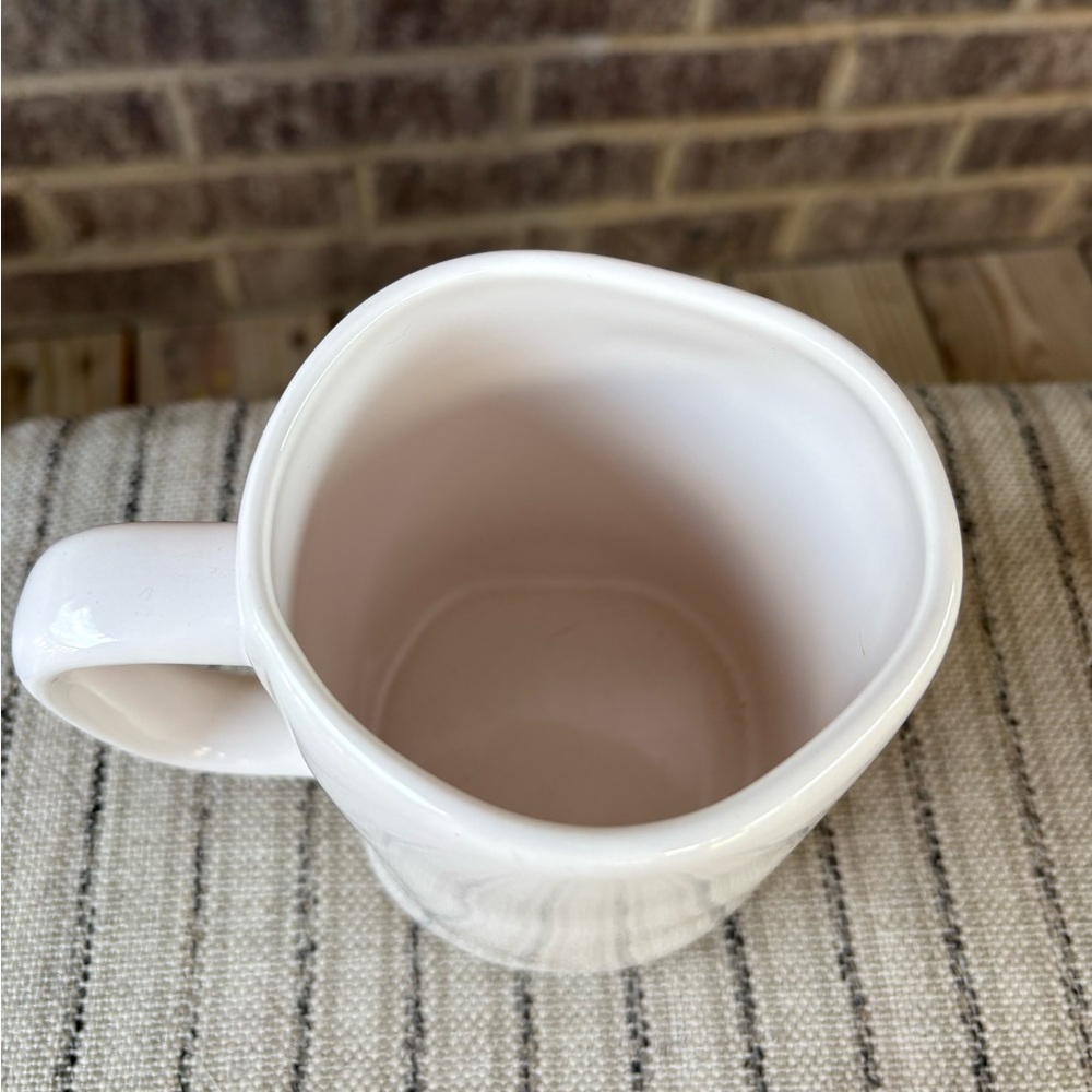 Rae Dunn White Mug with Sheep Design - Picture 3 of 4